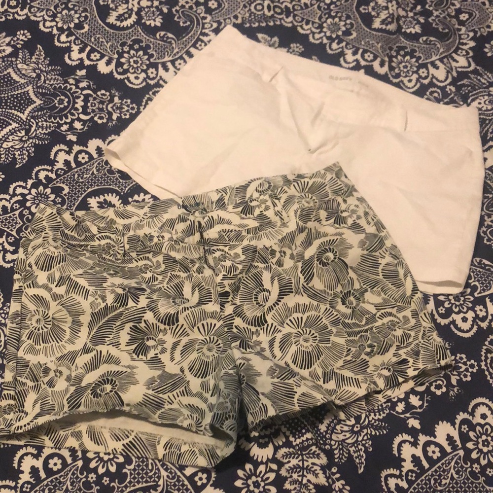 Old Navy Pixie Shorts -Size 10- 2 pairs